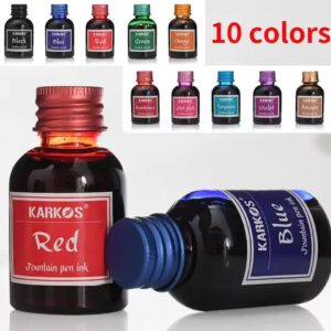 Pure Colorful Fountain Pen Ink Universal Refill Ink Stationery School 30ml