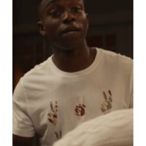 Bel-Air S04 Carlton Banks White Hand Print Graphic Tee