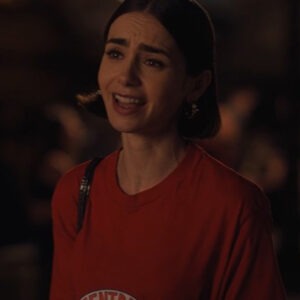 Emily in Paris S05 Emily Cooper Red Graphic Tee